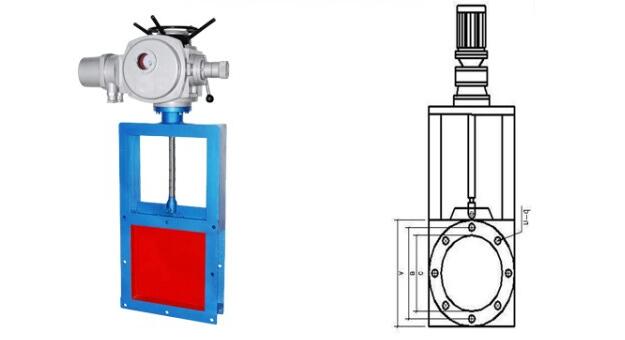 電動(dòng)方形閘板閥如何安裝、結(jié)構(gòu)圖