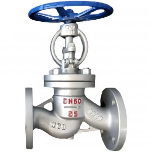 截止閥J41H-25\DN50介質(zhì)為高溫蒸汽及水，溫