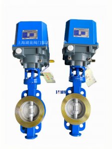 DN100行程90度輸入4~20MA電動蝶閥