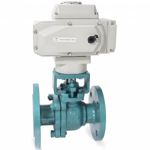 電動(dòng)球閥Q941F-16C DN50法蘭氟塑料鑄鋼